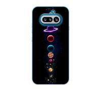 Sunrive Cover compatibile con Nothing Phone 4A, Custodia Case in molle Trasparente silicone Morbida Flessibile Antigraffio protettiva back Modelli custodie(Regno cosmico)