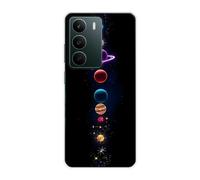 Sunrive Cover compatibile con Realme C73 5G/C75 5G, Custodia Case in molle Trasparente silicone Morbida Flessibile Antigraffio protettiva back Modelli custodie(Regno cosmico)