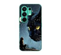 Sunrive Cover compatibile con Tecno Camon 50 Pro 5G/Camon 50, Custodia Case in molle Trasparente silicone Morbida Flessibile Antigraffio protettiva back Modelli custodie(Gatto gigante)