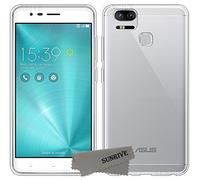 Sunrive Cover Per Asus ZenFone Zoom S ZE553KL 5,5 pollici, Custodia Case in molle Trasparente TPU silicone Morbida Flessibile Pelle Antigraffio protettiva(tpu Nessuna immagine)