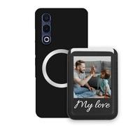 Sunrive Custodia con Personalizzabile per MagSafe Portafoglio - Cover Antiurto Compatibile con Nubia Neo 3 GT 5G - Porta Carte e Funzione Stand per Guardare Video, Foto o Testo Personalizzato