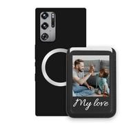 Sunrive Custodia con Personalizzabile per MagSafe Portafoglio - Cover Compatibile con Nubia Red Magic 9 Pro/Pro+ - Porta Carte e Funzione Stand per Guardare Video, Foto o Testo Personalizzato