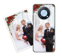 Sunrive Personalizzate Cover compatibile con Huawei Enjoy 50 Pro/Huawei novaY90 personalizzabile con Foto Testi Frase Logo Disegni e Grafiche Personalizzata, Bordo PC + Design in Acrilico Posteriore