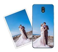 Sunrive Personalizzate Cover compatibile con LG K30 (2019) personalizzabile con Foto Testi Frase Logo Disegni e Grafiche Personalizzata, assorbimento degli urti morbido TPU trasparente