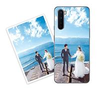 Sunrive Personalizzate Cover compatibile con OnePlus NORD (5G) personalizzabile con Foto Testi Frase Logo Disegni e Grafiche Personalizzata, assorbimento degli urti morbido TPU trasparente