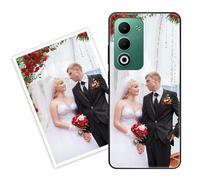 Sunrive Personalizzate Cover compatibile con Oppo A5 5G(CPH2727) personalizzabile con Foto Testi Frase Logo Disegni e Grafiche Personalizzata, Bordo PC + Design in Acrilico Posteriore