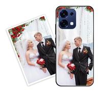 Sunrive Personalizzate Cover compatibile con Oppo A6 5G/A6Pro 4G/5G/F31 5G personalizzabile con Foto Testi Frase Logo Disegni e Grafiche Personalizzata, Bordo PC + Design in Acrilico Posteriore