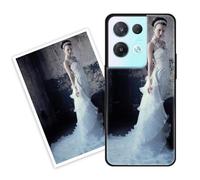 Sunrive Personalizzate Cover compatibile con Oppo Reno8 Pro personalizzabile con Foto Testi Frase Logo Disegni e Grafiche Personalizzata, Bordo PC + Design in Acrilico Posteriore