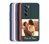 Sunrive Personalizzate Cover per Oppo Reno 12 Pro,Personalizzata case con Foto Testi Frase Logo Disegni e Grafiche, Antiurto Tocco Morbido Protettiva matte +1 x Cordino Universale