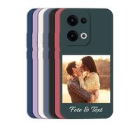Sunrive Personalizzate Cover per Xiaomi Redmi 13/Xiaomi Poco M6 4G,Personalizzata case con Foto Testi Frase Logo Disegni e Grafiche,Antiurto Tocco Morbido Protettiva matte +1 x Cordino Universale