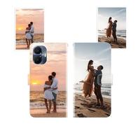 Sunrive Personalizzate Pelle Cover compatibile con TCL K70 4G personalizzabile con Foto Testi Frase Logo e Grafiche Personalizzata, cordino per cellulare universale