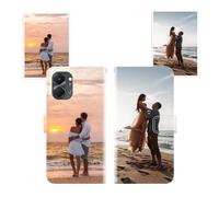 Sunrive Personalizzate Pelle Cover compatibile con Tecno Pop X personalizzabile con Foto Testi Frase Logo e Grafiche Personalizzata, cordino per cellulare universale