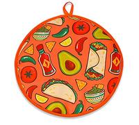 sunroot 12- Sacchetto di tessuto per Burrito, Portatile Tortilla Wumer Bag per forno a microonde ristorante cibo frittelle, B.