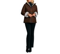 Suns giubbino Alya con eco pelliccia marrone XXL