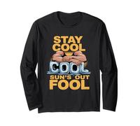 Sun's Out Fool Divertente Estate Bodybuilding Umorismo Maglia a Manica