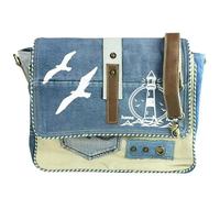 Sunsa Borsa a tracolla da donna in tela, grande borsa a tracolla vintage, borsa a tracolla e borse, idea regalo per donne, jeans, 34x29x12 cm, Rétro