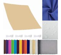 Sunsail - Tenda parasole quadrata, 1 x 1,2 m, impermeabile, resistente ai raggi UV, resistente alle intemperie, per patio e giardino, varie dimensioni e opzioni di colore, include corda color crema