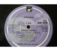 SUNSCREEM - broken english 12