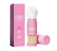 Sunscreen Face Powder, Oil Control SPF Shield, 4.5x1.1x1.1 Inches Lightweight Matte Protection Compact with Sweatproof Finish, Portable Sun Care Design, Daily Skin Defense for Women Use