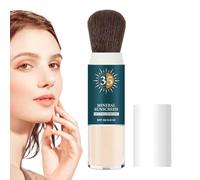 Sunscreen Powder, Finishing Makeup Setting Formula, 1,14 x 1,14 x 4,53 Inch Long Lasting Matte Effect & Oil Control, Lightweight Face Skin Protector for Women, and Daily Wear Beauty