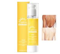 Sunscreen Spray, Body Glitter Spray, 1,3 x 5,87 Inches Broad Spectrum SPF Mist Travel Size for Beach Festival Wedding Outdoor Summer Protection and Glittery Radiance Boost