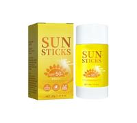 Sunscreen Stick SPF 50+, stick solare idratante protettivo UV per viso, petto e spalle