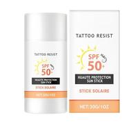 Sunscreen Stick, Tattooing Sun Balm, 30g Portable SPF Protection, Natural Concert Sun Block, Nourishing Formula for Swimmers, Outdoor Concerts, Pool Days, Fitness, Family Use