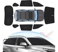 Sunsdrew RAV4 Parasole per parabrezza per Toyota RAV4 2019-2024 2025 completo anteriore e posteriore RAV4 laterale parasole pieghevole RAV4 parasole protegge dai raggi UV e dal calore, mantiene RAV4
