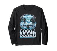 Sunse di surf della costa est della spiaggia di cacao retrò Maglia a Manica