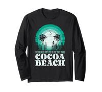 Sunse di surf della costa est della spiaggia di cacao retrò Maglia a Manica