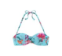 SUNSEEKER Top per bikini blu cielo / smeraldo / arancione scuro / rosa Donna SUNSEEKER 75xA