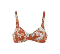 SUNSEEKER Top per bikini verde / arancione / bianco Donna SUNSEEKER 80xF verde / arancione / bianco