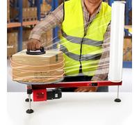 Sunseota Avvolgitrice elettrica con Film Estensibile, avvolgitrice da Tavolo per Cartoni, avvolgitori elettrici per Pallet, velocità 30 Giri/min, Diametro tavola Rotante
