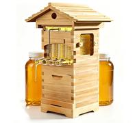 Sunseota Beehive con 4 favi e Telaio per Uso Alimentare, Senza Bisogno di Disturbare Le api, Adatto ai Principianti,Beehive -arnia Flow Hive