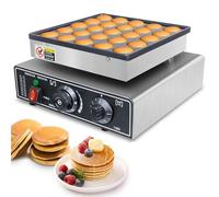 Sunseota Crêpière elettrica Antiaderente, 25/50 Fori, Macchina per crêpe, Macchina per Waffle, Macchina per Toast, Padella per crêpe 25holes