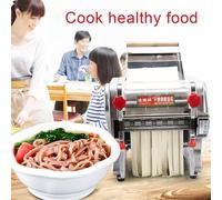 Sunseota Macchina per Pasta elettrica Automatica Professionale in Acciaio Inox da 550 W per Uso Domestico, con Rullo per Pasta e tagliapasta per Pasta Larga e Sottile,stendi Pasta Fresca 180