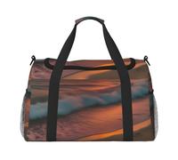 Sunset At The Beach Print Travel Hand Travel Bag Weekender Pernottamento Carry On Tote Pieghevole Crossbody Bag