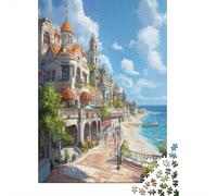 Sunset at The Harbor Puzzle 1000 Pezzi Per Collezionisti, Mindfulness Attiva, Progetto Condiviso, Elemento Stilistico 1000pcs (75x50cm)
