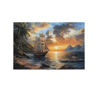 Sunset Bay 500 Piecing Jigsaw Puzzles Challenging ed Educational Masterpieces Puzzle