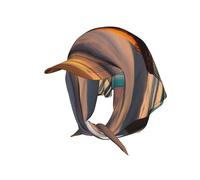 Sunset Beach Hammock Bandana Cappello da baseball da donna Cappello con visiera con sciarpa attaccata, cappello estivo leggero da sole per viaggi, spiaggia all'aperto, nero