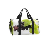 Sunset Beach Print Borsa a tracolla per sport, perfetta per viaggi, campeggio e attività all'aperto, Uva Viola e Verde, One Size