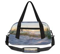 Sunset - Borsone da viaggio per bambini e bambine, leggero, per sport e palestra, per bambini, per la notte, weekender, da portare con sé, da portare con sé, da portare con sé, Tramonto, 18.5L x 7.8W
