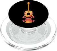 Sunset Cactus Desert Guitar Art per lettore musicale occidentale PopSockets PopGrip per MagSafe
