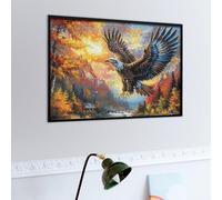 Sunset Cloud Sea Flying Bald Eagle Puzzle 500 Pezzi Gioco Creativo Per Ragazzi Fantastic Beasts Intelligenza Educativa Rompicapo Idea Regalo Per Figlio A Natale E Compleanno 500 PCS