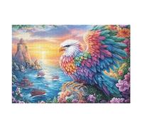 Sunset Cloud Sea Flying Bald Eagle Rompicapo 1000 Pezzi Per Regalo Di Epifania Cartone Spesso Per Bambini Splendid Celestial Critters Attività Educativa Per Tutta La Famiglia Edizione Limitata Da Pass
