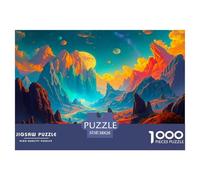 Sunset Forest Puzzle 1000 Pièces Pour Adultes Et Enfants À Partir De 12 Ans Jeu De Patience Et De Réflexion Divertissement Créatif Cadeau Classiques Décoration De La Maison 38x26cm/1000pcs