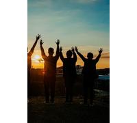 Sunset Friends Love School Journal