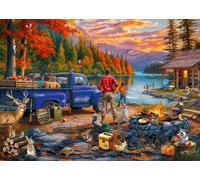 Ravensburger Sunset Lake Grande Formato 300 Pezzi Puzzle per Adulti
