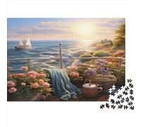 Sunset over The Porto Jigsaw Puzzle Impossible 1000 Pezzi Decorazione Per La Casa. Giochi Rilassamento E Intelligence Per Adulti E Ragazzi Da 14 Anni 1000pcs (75x50cm)