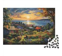 Sunset over The Porto Puzzle Impossible 1000 Pezzi Decorazione Per La Casa. Rilassamento E Intelligence Per Adulti E Ragazzi Da 14 Anni 1000pcs (75x50cm)